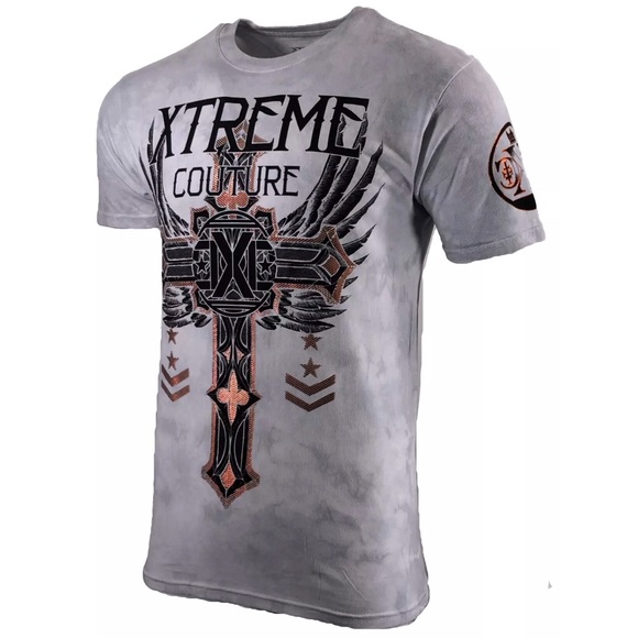 XTREME COUTURE by AFFLICTION T-Shirt FAITH & TRUST - Picture 4 of 9
